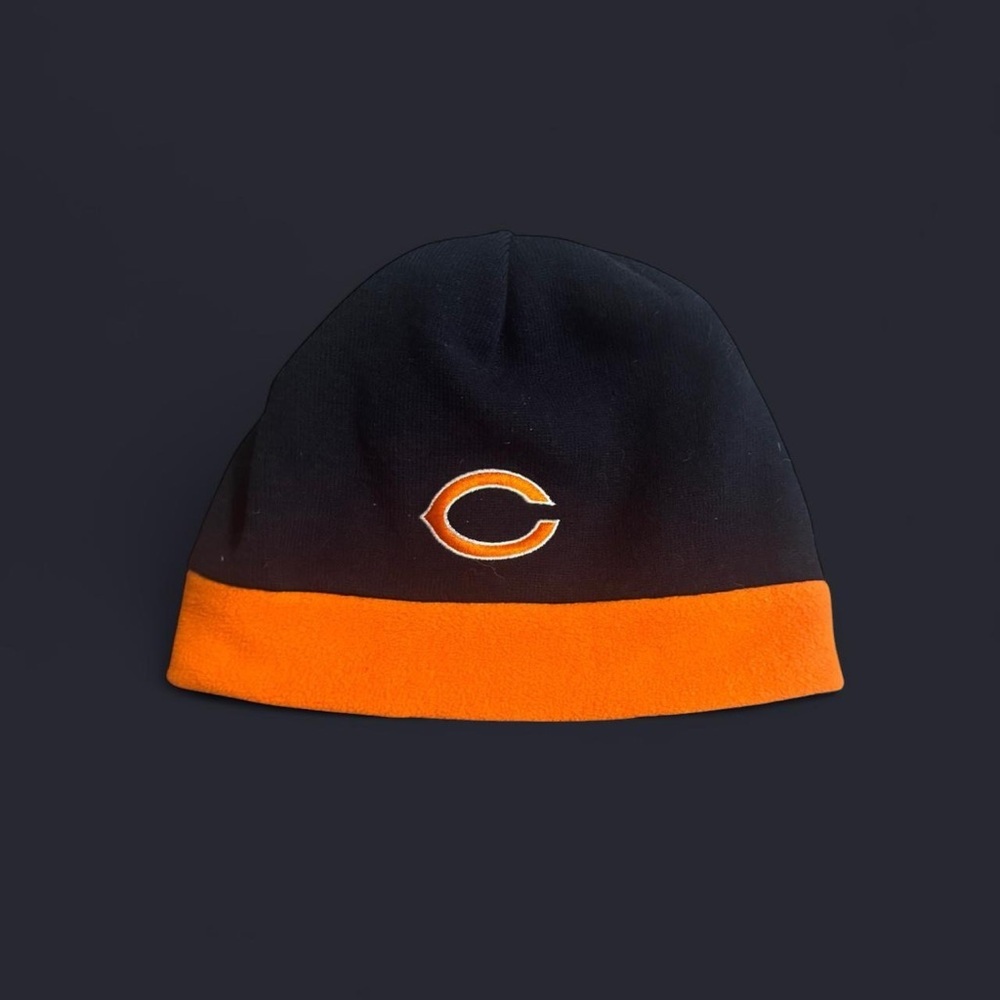 NFL Chicago Bears Black and Orange Beanie
